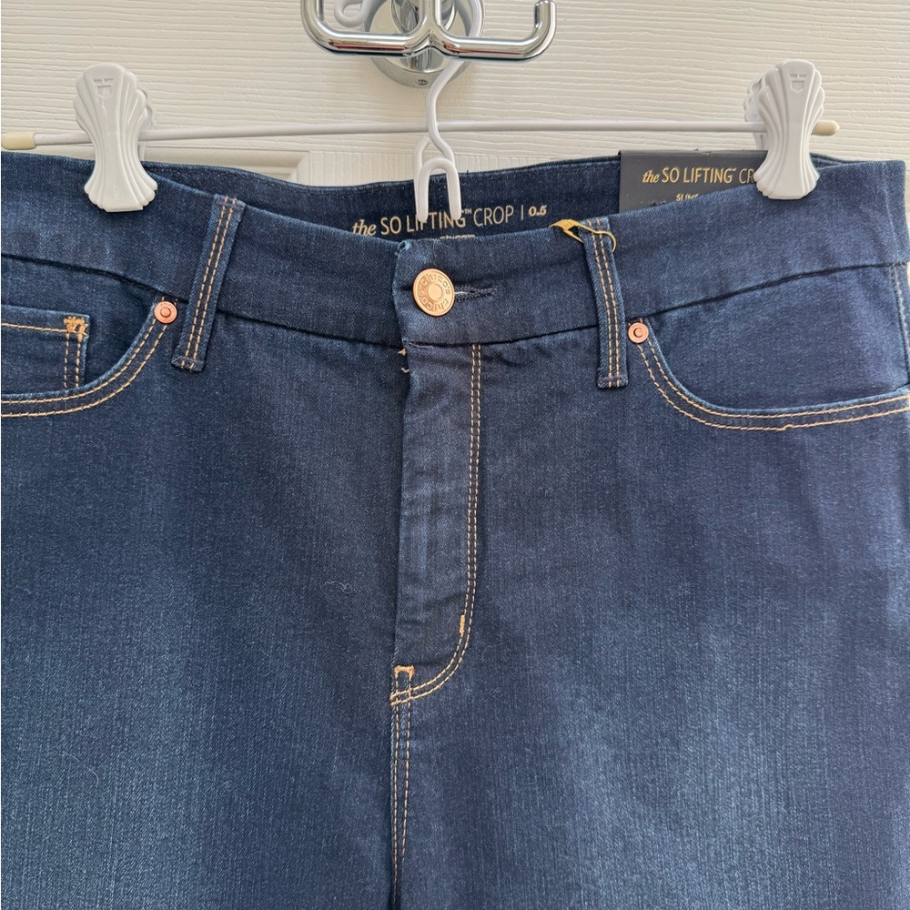 Chico's Blue Ankle Cropped Jeans